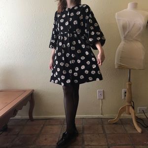 SOLD ✨HANDMADE✨ Black Daisey Robe